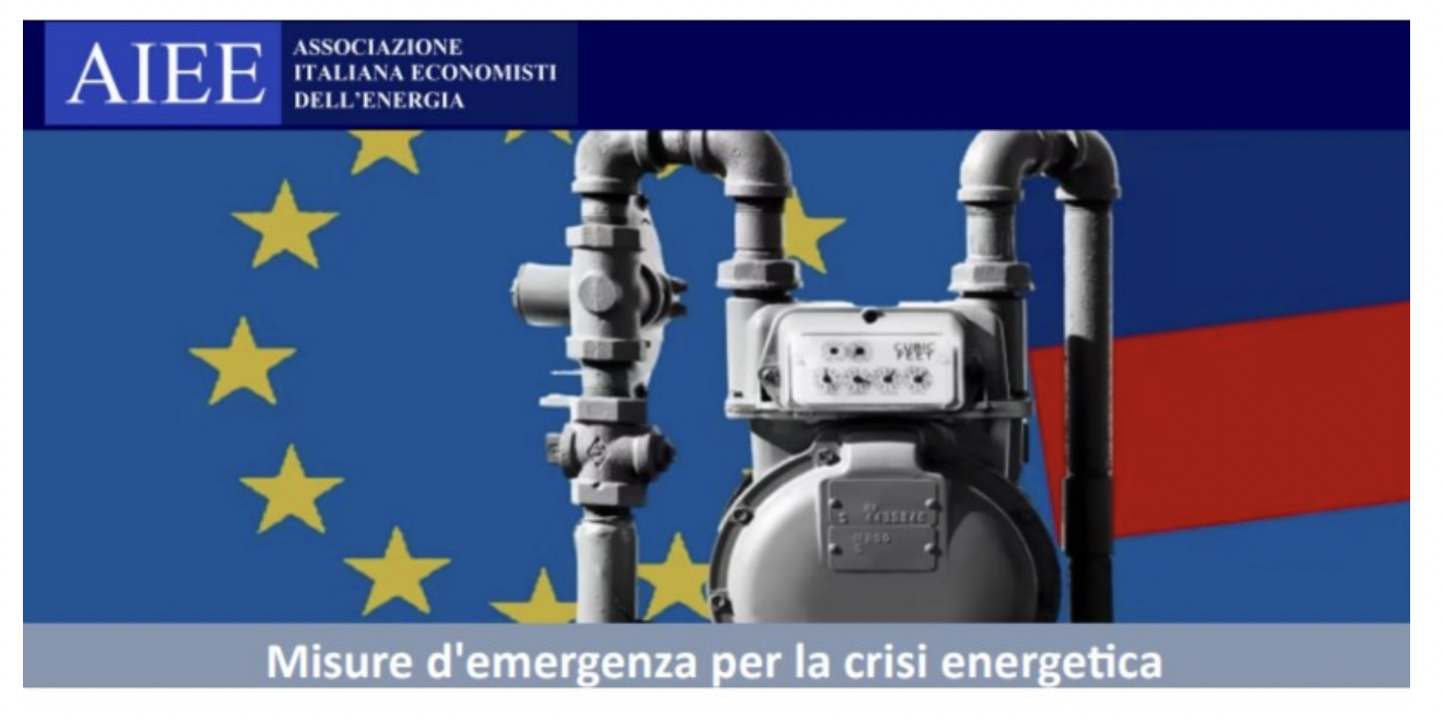 Misure d’emergenza per la crisi energetica